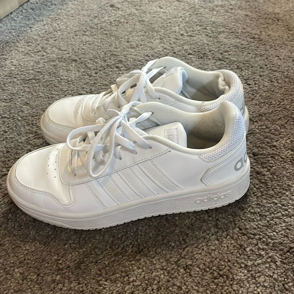 adidas Shoes - all white canvas adidas shoes